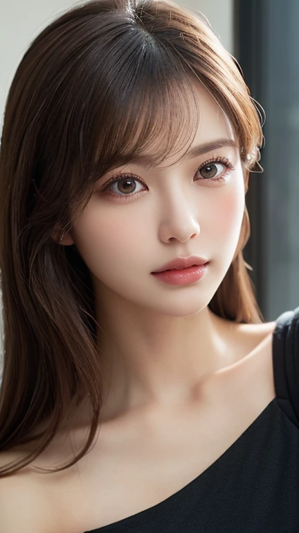頬杖をつく女